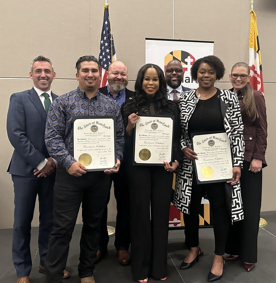 The event brought together veterans and guests from across the state. Secretary Day and Special Secretary Martinez presented citations from Governor Wes Moore to five local veteran small business owners: Dr. Xavier Bruce - Uplift Energy Coaching; Mitchel Dennis - Kym Ali Consulting; Gloria Dent - Genergi Logistics LLC; Gerardo Martinez - Wild Kid Acres, LLC; Blane Miller - BH Miller Group, LLC